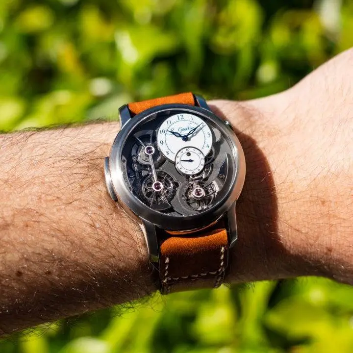Romain Gauthier Logical One Titanium with White Enamel Dial, photo 4