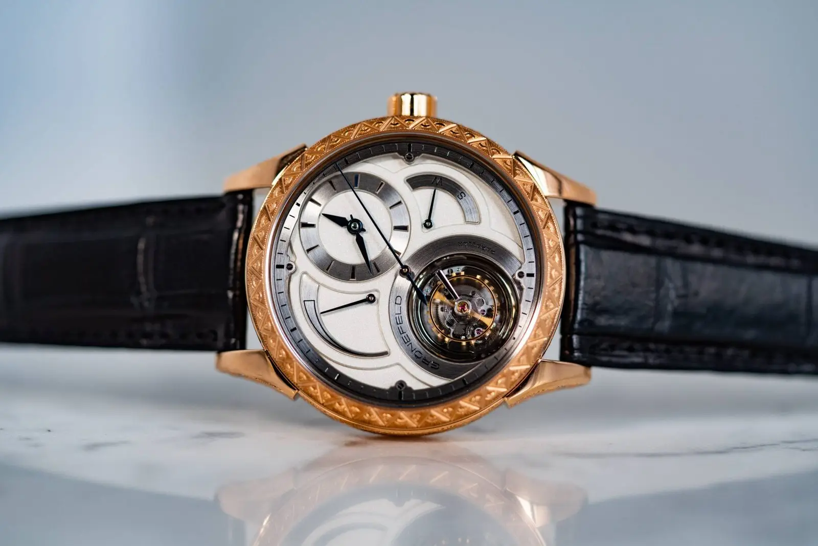 Gronefeld Parallax Tourbillon Engraved Unique Piece, photo 1