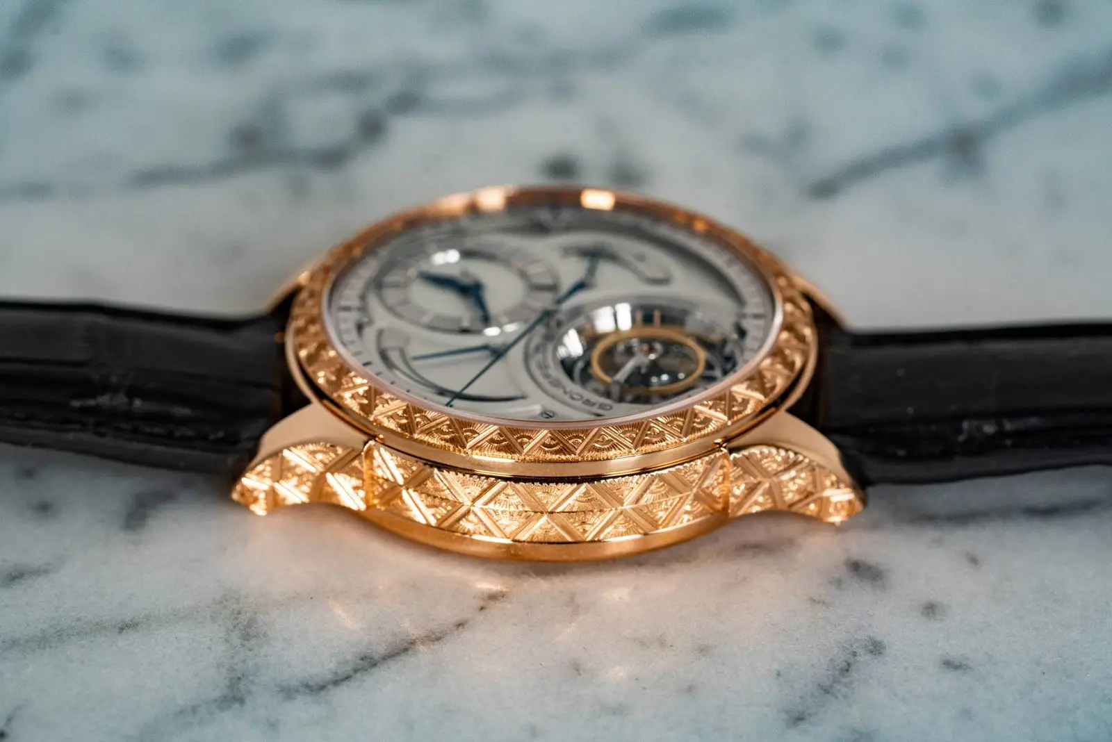 Gronefeld Parallax Tourbillon Engraved Unique Piece, photo 2