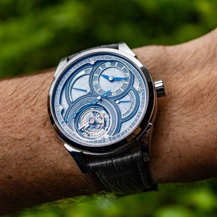 Gronefeld TOURBILLON HAMMERED STEEL, photo 1