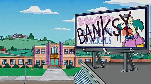 Banksy and The Simpsons